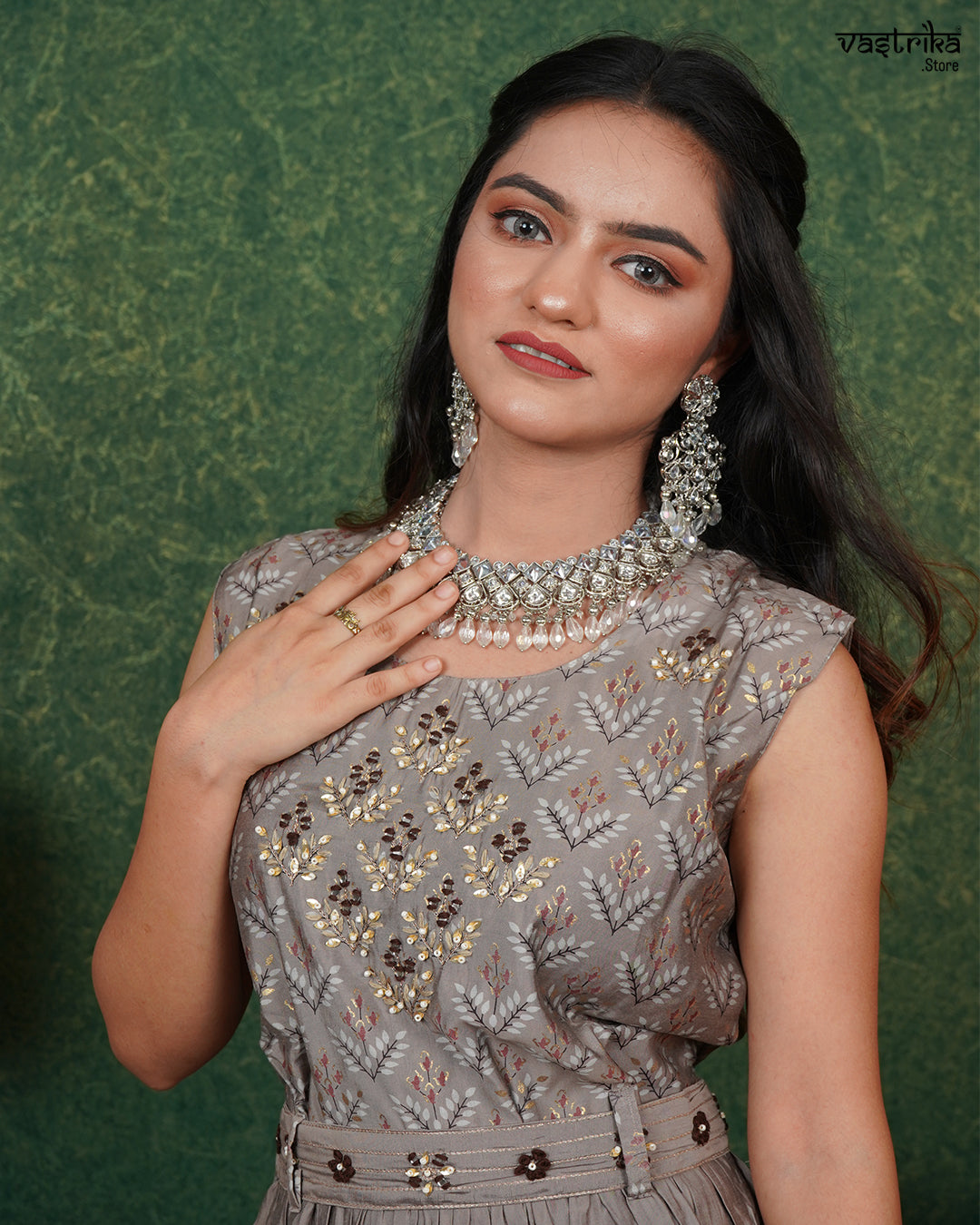 Printed Frock-Style Sharara Set – Effortless Ethnic Charm