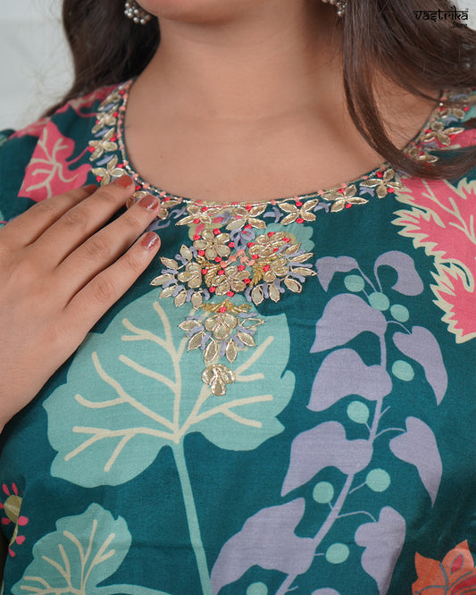 Graceful Gotta Patti Kurti Set