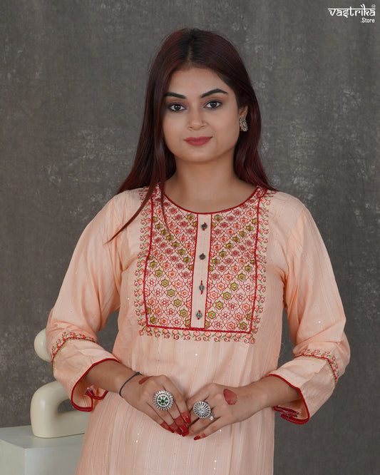 Thread Elegance Kurti Set
