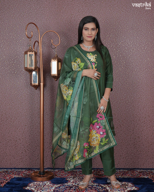 Handworked Patchwork Kurti Set