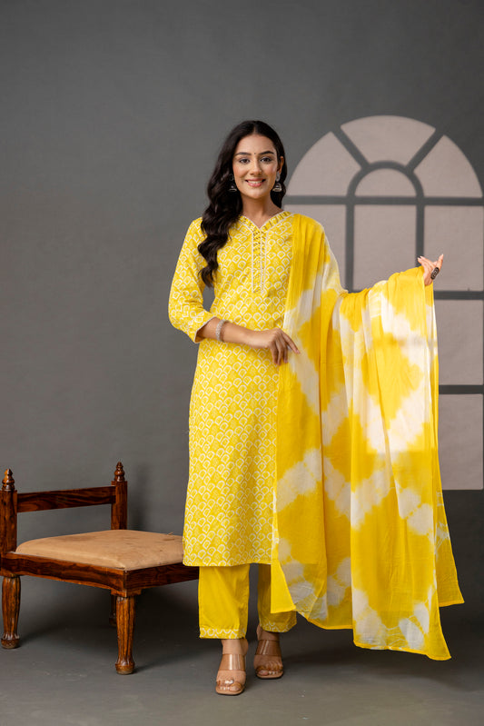 Tie-Dye Essence Kurti Set