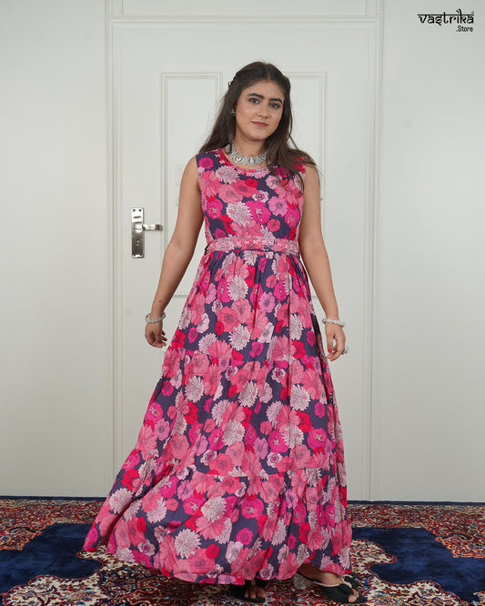 Casual Cotton Printed Frock