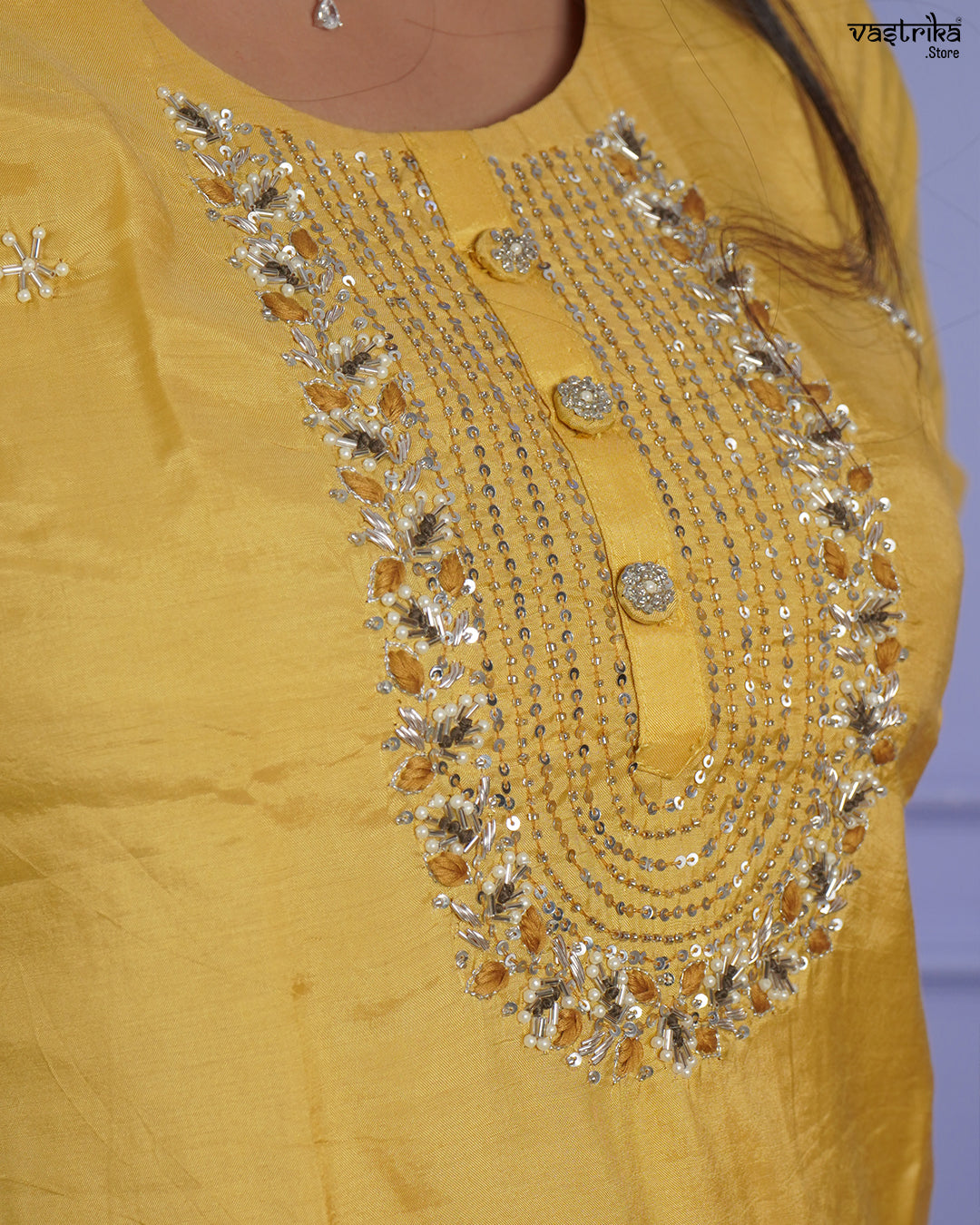 Elegant Handworked Kurti Set