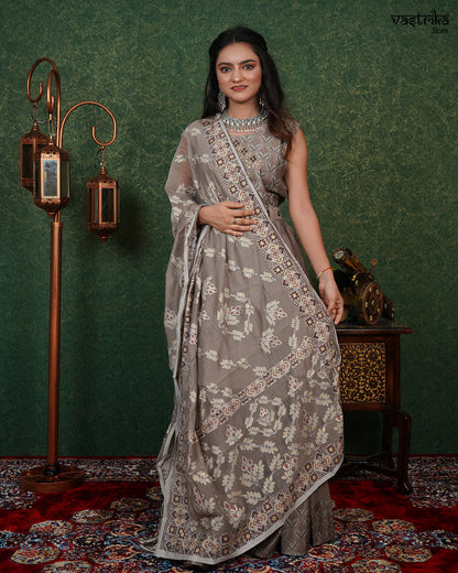Printed Frock-Style Sharara Set – Effortless Ethnic Charm