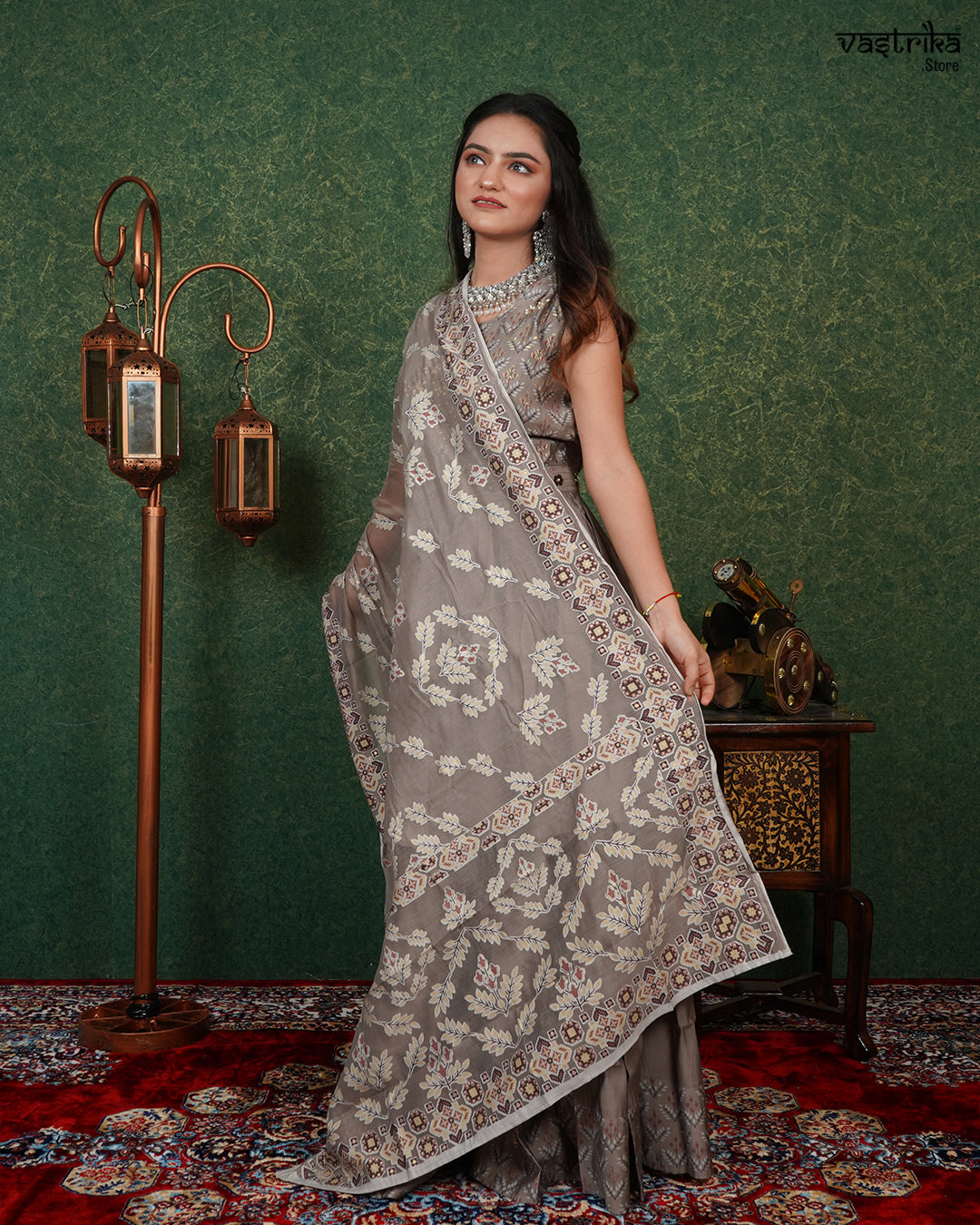 Printed Frock-Style Sharara Set – Effortless Ethnic Charm