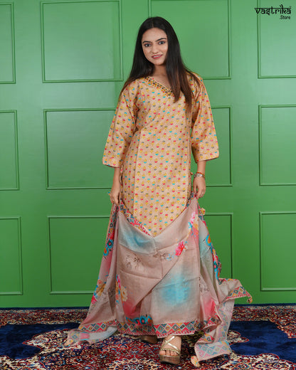 Silken Vibe Kurti Set