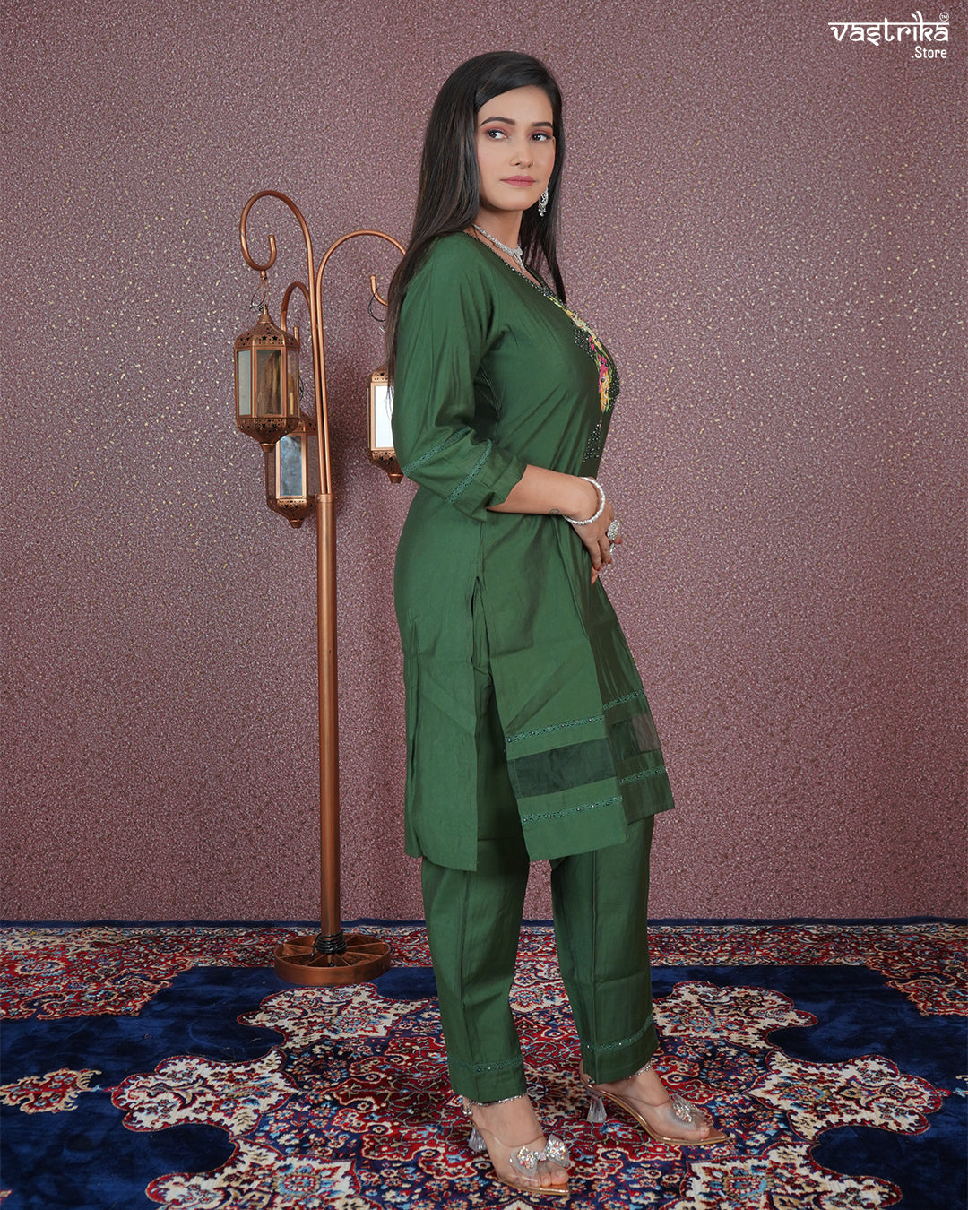 Handworked Patchwork Kurti Set