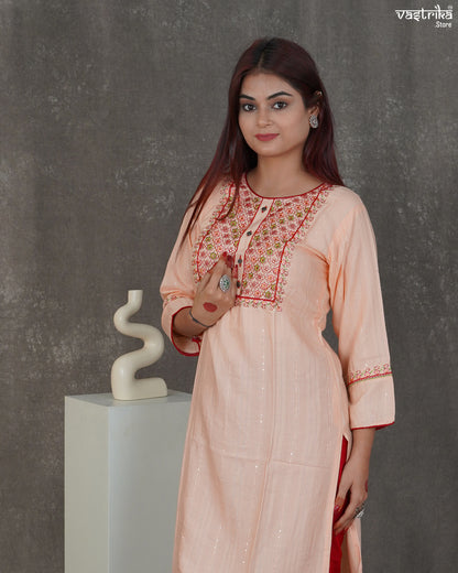 Thread Elegance Kurti Set