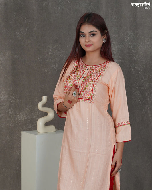 Thread Elegance Kurti Set