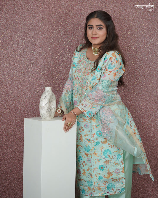 Subtle Shine Straight Kurti Set