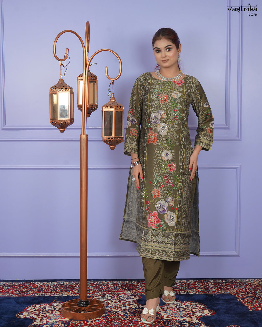 Handworked Kurti Set