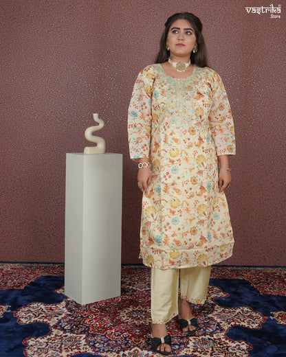Subtle Shine Straight Kurti Se