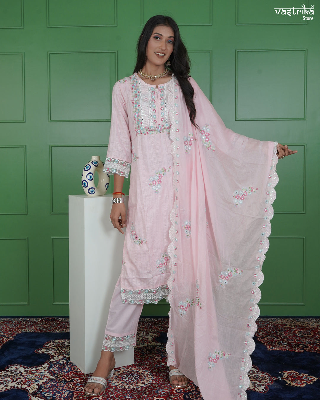 Banarasi Boota Kurti Set