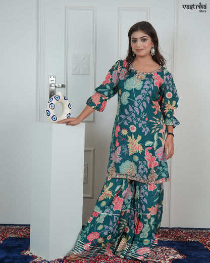 Graceful Gotta Patti Kurti Set