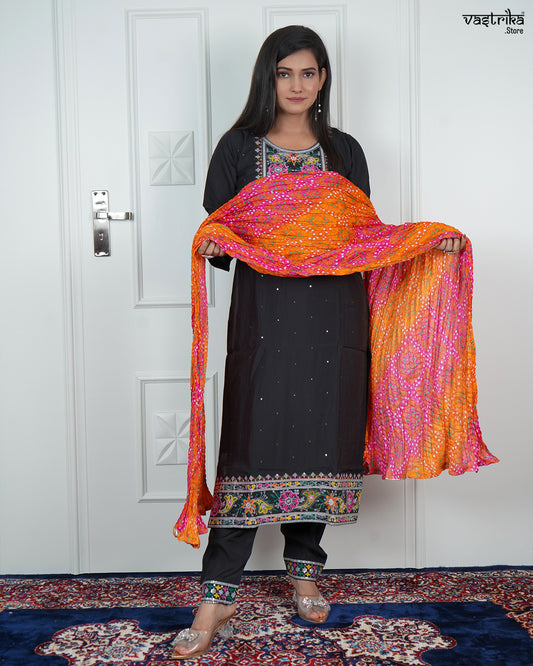 Jaipuri Elegance Kurti Set