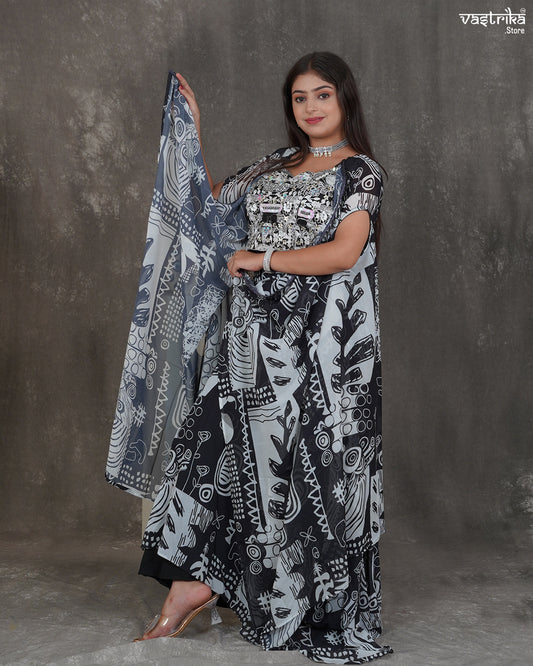 Royal Fusion Dhoti Set