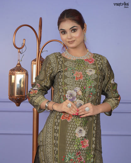 Handworked Kurti Set