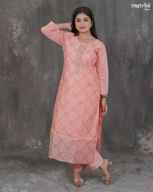 Handcrafted Grace Kurti Set