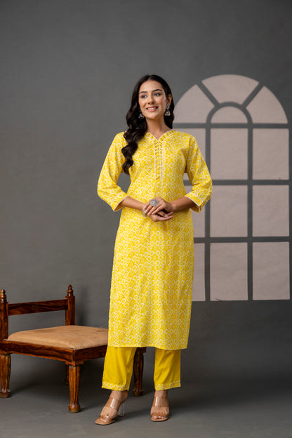 Tie-Dye Essence Kurti Set