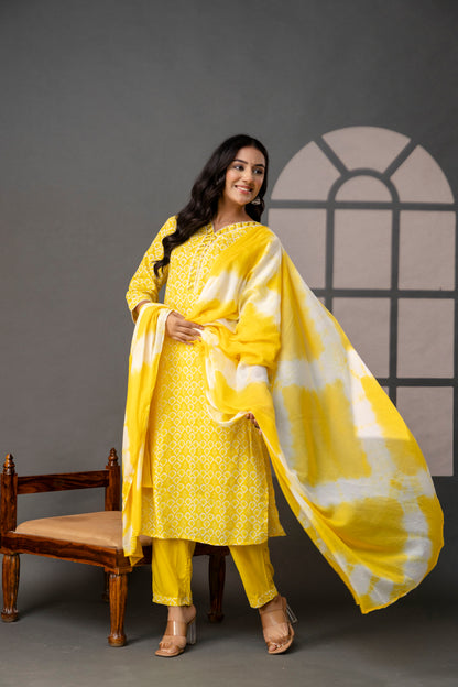 Tie-Dye Essence Kurti Set