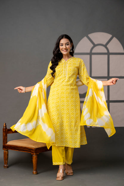 Tie-Dye Essence Kurti Set