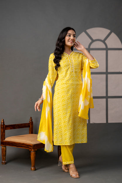 Tie-Dye Essence Kurti Set