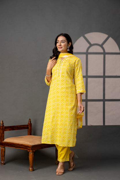 Tie-Dye Essence Kurti Set