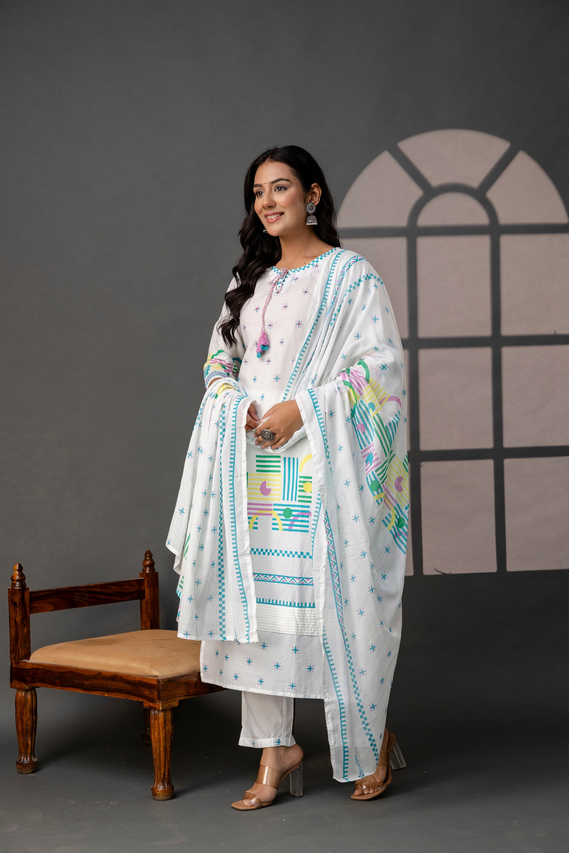 Artisanal Dori Kurti Set