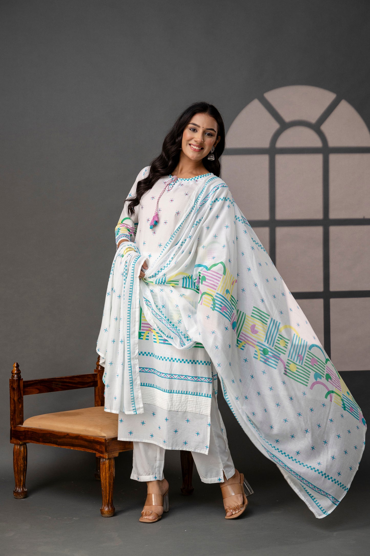 Artisanal Dori Kurti Set