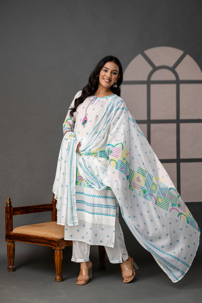 Artisanal Dori Kurti Set