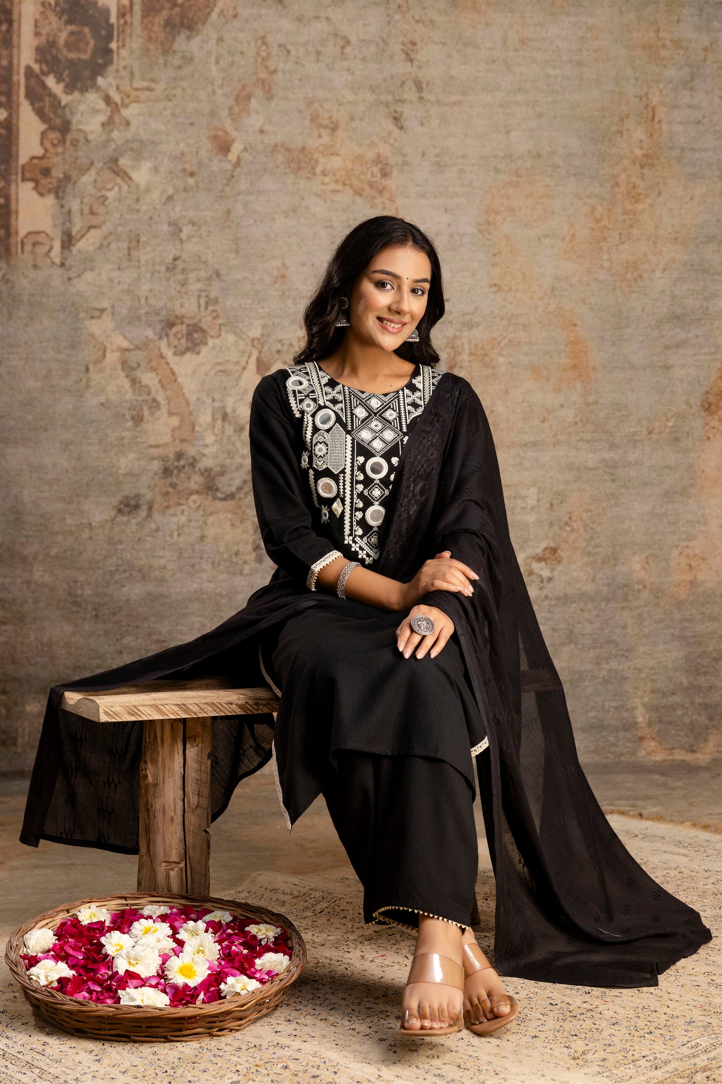 Threaded Grace Kurti Set