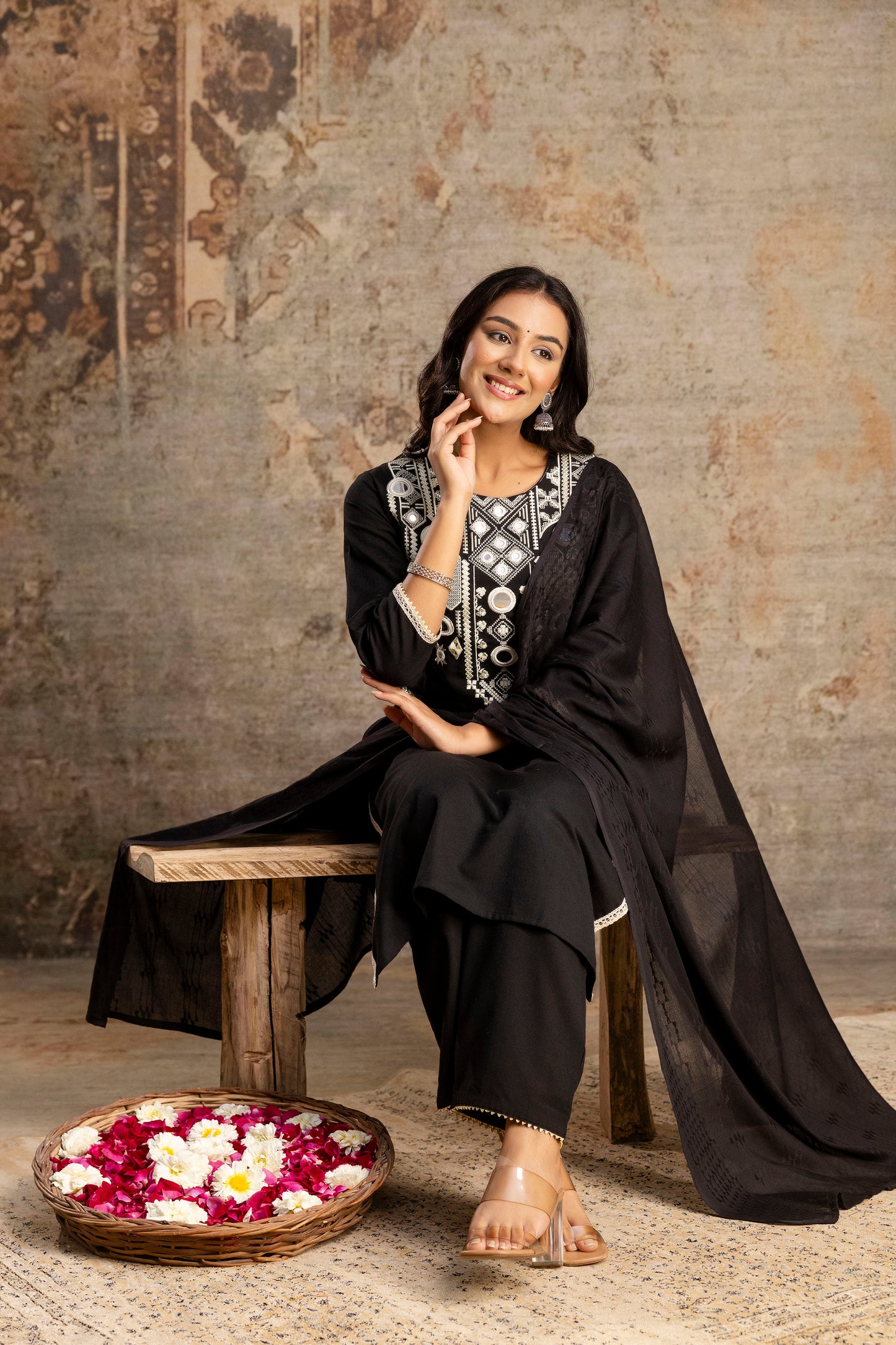 Threaded Grace Kurti Set