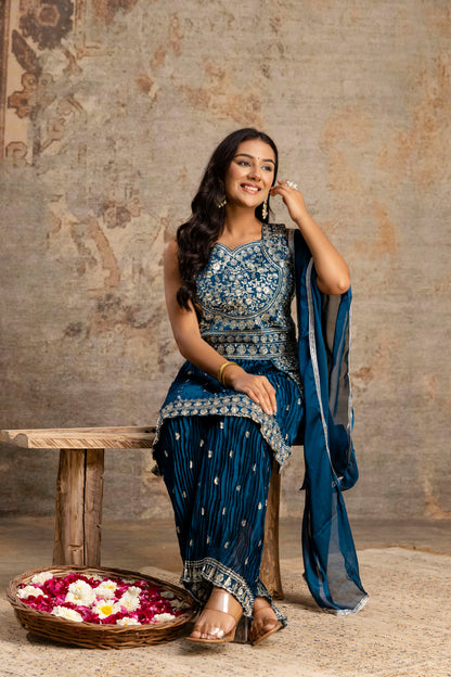 Regal Jari Sharara Set