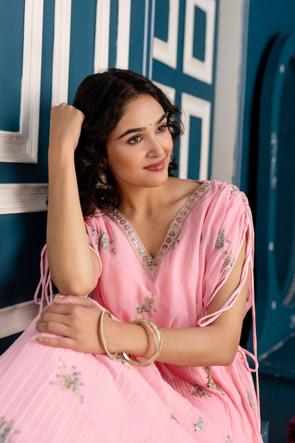 Embroidered Royale Crop Set