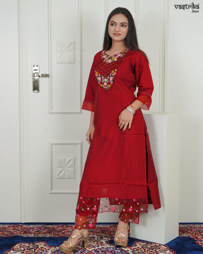 Organza Grace Kurti Set