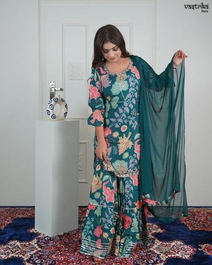 Graceful Gotta Patti Kurti Set