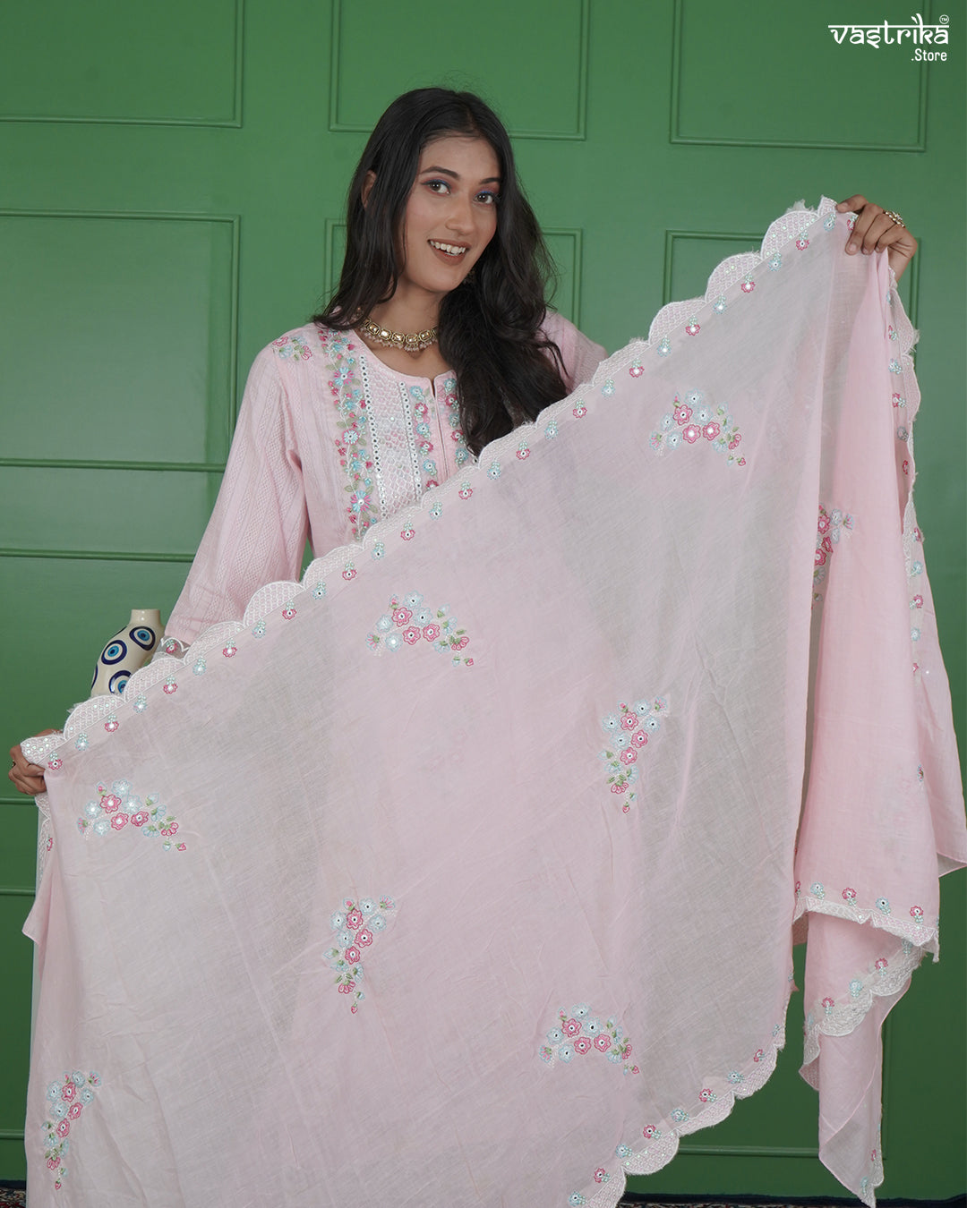 Banarasi Boota Kurti Set