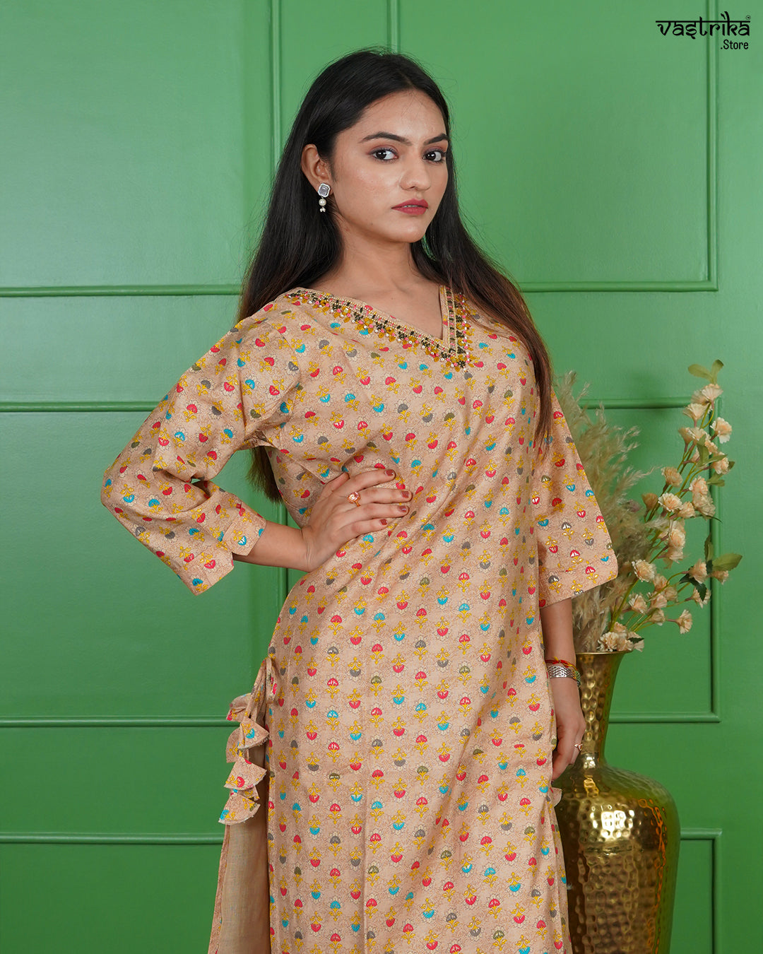 Silken Vibe Kurti Set