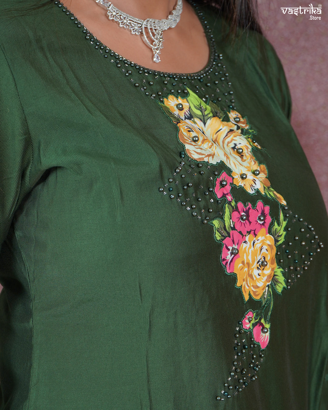 Handworked Patchwork Kurti Set