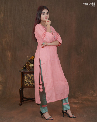 Meher Gath Kahdaai Kurti Set with Printed Dupatta