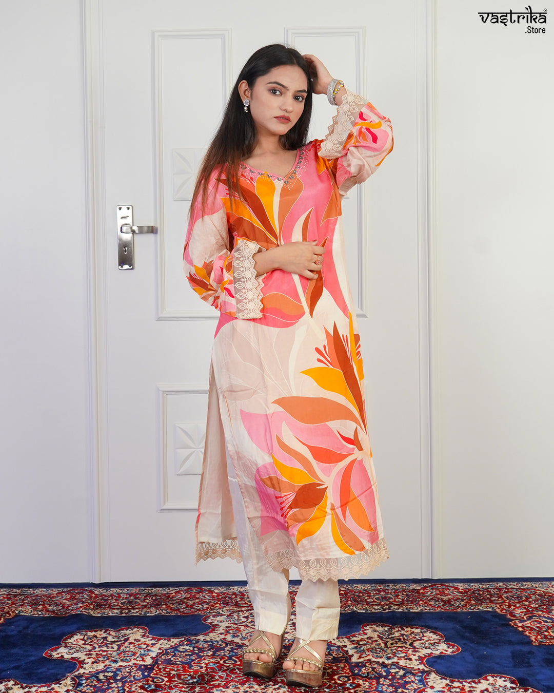 Paan Gala Elegance Kurti Set