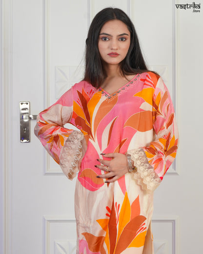 Paan Gala Elegance Kurti Set