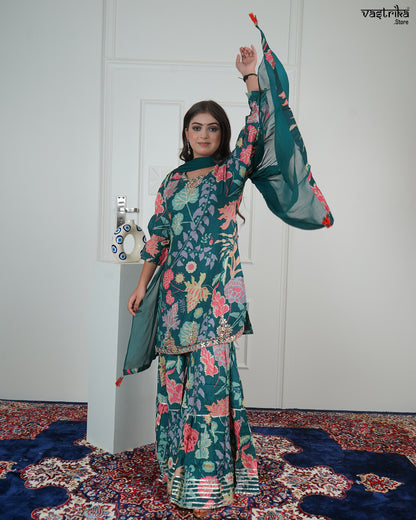 Graceful Gotta Patti Kurti Set