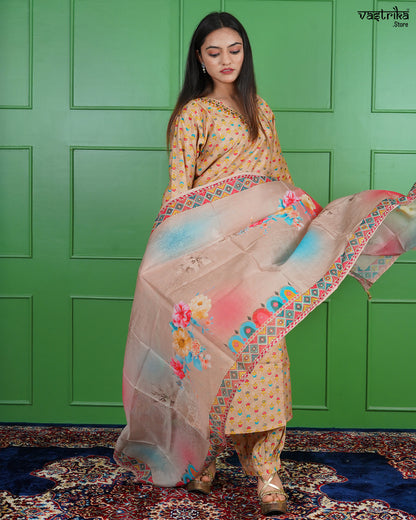 Silken Vibe Kurti Set