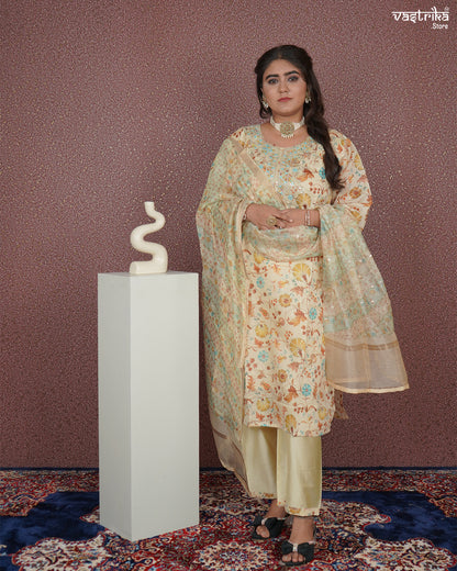 Subtle Shine Straight Kurti Se