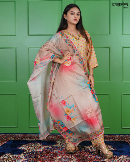 Silken Vibe Kurti Set