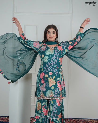 Graceful Gotta Patti Kurti Set