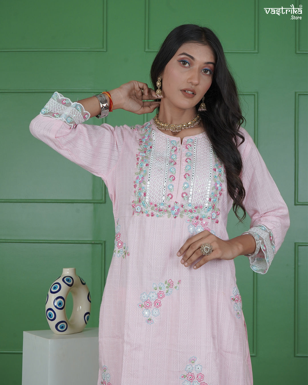Banarasi Boota Kurti Set